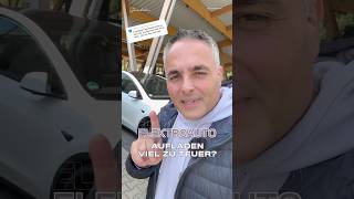 Elektroauto ohne PVAnlage taugt nicht 🤯 Tesla Elektroauto YouTubeCreatorCommunity [upl. by Llenreb]