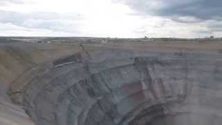 Mir Diamond Mine  Mirny Yakutia Eastern Siberia Russia [upl. by Noryt]