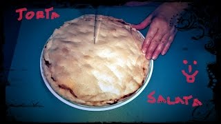 RICETTA TORTA SALATA con PASTA SFOGLIA FATTA IN CASA ripiena di peperoni e ricotta  Buonaa 😃 [upl. by Noram306]