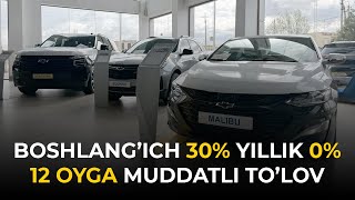 UzAutoMotorsdan muddatli tolov Ipak Yoli Bank orqali [upl. by Isdnyl]