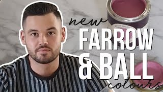 NEW FARROW amp BALL PAINT COLOURS REVIEW [upl. by Schaaff]