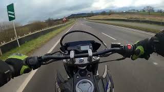 2014 Yamaha WR125X Walkaround amp Test Ride [upl. by Suirauqed470]