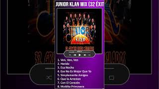 JUNIOR KLAN MIX 32 éxitos shorts [upl. by Enahsal]