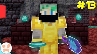 SO MANY DIAMONDS  Minecraft 116 Nether Survival Ep 13 [upl. by Ellerrehc98]