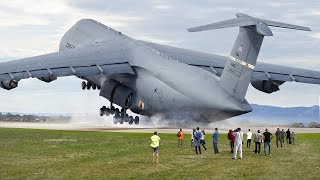 Skilled US Pilot Pushes C5 Engines to Extreme Limits During Insane Takeoff [upl. by Aylmer582]