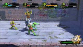 TMNTTurtles in Time ReShelled 4 player gameplay [upl. by Uehttam369]