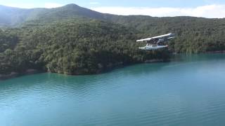 Hydravion ULM sur le lac de SerrePonçon HautesAlpes [upl. by Christoper]