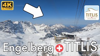 Amazing Ski Area Engelberg TITLIS Trailer  Switzerland 4k [upl. by Nwahshar]