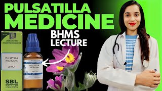 pulsatilla general medicine BHMS lecture [upl. by Erena]