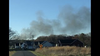 Multiple camper trailers on fire [upl. by Spillihp835]