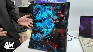 CES 2024 Asus Zenscreen Fold OLED MQ17QH [upl. by Devinne652]