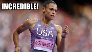 Sydney McLaughlin amp Femke Bol CRUSH 400 Meter Hurdles  2024 Paris Olympics [upl. by Nylcoj]