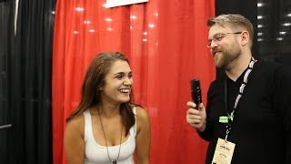 Chatting with Claire Blackwelder at Power Morphicon 2018  Airlim [upl. by Ettennahs771]