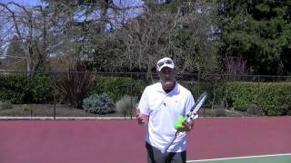 Tennis Forehand Slice Groundstroke  Benefits [upl. by Tehr]