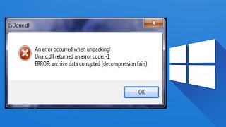 Fix isdonedll Error While installing games In Windows 10 11 [upl. by Yro]