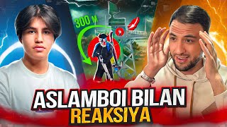 ASLAMBOI BILAN REAKSIYA  🔥 PUBG MOBILE ENG ZOR VAZIYATLARGA BAHO BERAMIZ [upl. by Wilkison]