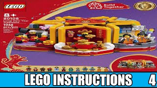 LEGO Instructions  Seasonal  80108  Lunar New Year Traditions Book 4 [upl. by Atiloj]