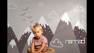 Papier peint mural autocollant Enfant  Nomad Design [upl. by Flint]