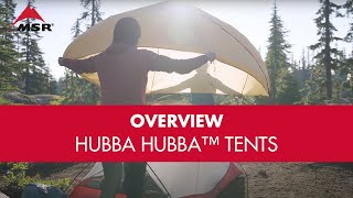 MSR Hubba Hubba™ Tent Series Overview US  US amp PacRim only [upl. by Auqenaj670]