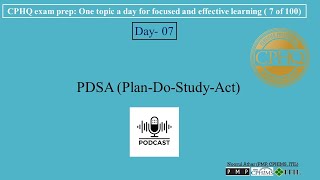 CPHQ exam prep  PDSA PlanDoStudyAct  Podcast [upl. by Atinele26]