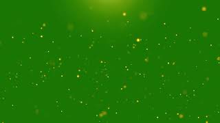 Gold Dust Particles Green Screen Video Effects Satish Designgraphy 1080p [upl. by Ahsiekam]