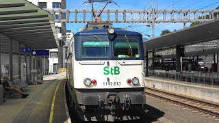 Bahnhof Feldkirch RH1216 amp RH1142 der StB SteiermarkBahn warten auf Abfahrt in Feldkirch [upl. by Jasmina276]