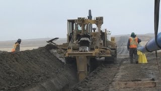 Pipeline Equipment  Trenching Wheel In Action [upl. by Billmyre583]