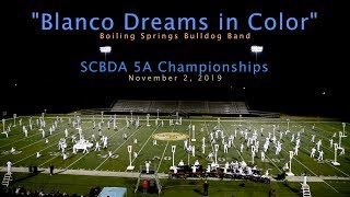 Blanco Dreams in Color  Boiling Springs Bulldog Band  02Nov2019  HD [upl. by Aznarepse]