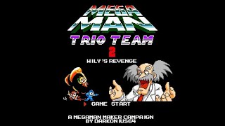 Mega Man Trio Team 2 Wilys Revenge level pack full game playthrough  洛克人製作大師 Mega Man Maker [upl. by Thynne780]