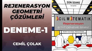 ACİL YAYINLARI REJENERASYON DENEMELERİ GEOMETRİ ÇÖZÜMLERİ Deneme1 [upl. by Pall]