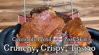 como Tostar el Cuero del Pernil how to make a Perfect Crunchy amp Crispy Pork Skin chicharron [upl. by Onfroi]