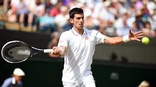 2014 Day 9 Highlights Novak Djokovic vs Marin Cilic QuarterFinal [upl. by Auot757]