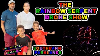 Drone Show Brisbane Festival the Rainbow Serpent brisbanefestival droneshow brisbane [upl. by Naie]