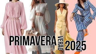 Tendências Primavera Verão 2025  Moda 2025  O que vai bombar na moda 2025 [upl. by Wagstaff606]