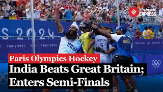 Hockey India Secures SemiFinal Spot At Paris Olympics After Victory Against Great Britain [upl. by Nhguavad275]