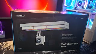 Unboxing Water cooler Lian Li HydroShift LCD 360r comprado na CiaPc informática [upl. by Nyrhtak290]