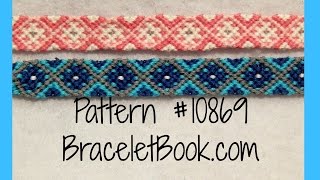 DIY Friendship Bracelet Pattern 10869 BraceletBookcom How To ¦ The Corner of Craft [upl. by Ecnar523]