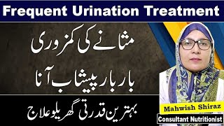 Overactive Bladder CausesSymptoms And Treatment In Urdu  Masana Ki Kamzori Ka ilaj [upl. by Nomor847]