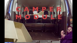 VW Caddy Maxi Life Camper Conversion Module [upl. by Enyleve]