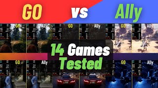 ROG ALLY s Vs MSI Claw Performance and comparison [upl. by Gellman6]