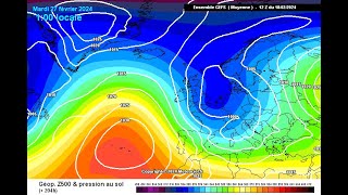 Vers une Vague de Froid pour Mars 2024 en France  Temps tempétueux pour Février 2024  Météo [upl. by Cyrie256]