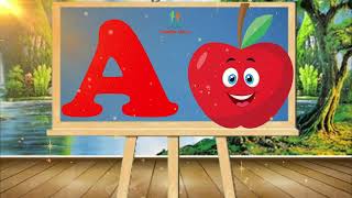 abcd for kids alphabet learn songs chaddhakidstv a for apple hindi English [upl. by Neerehs]