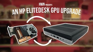 HP EliteDesk 705 G4 Mini PC Discrete Graphics Upgrade [upl. by Esina]