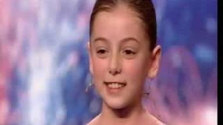 Hollie Steel 10 Yr Old Singer Ballerina Britains Got Talent 2009 Ep 3 [upl. by Kerwinn]