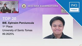 2023 Bar topnotcher ‘This is the culmination of a long journey’  INQToday [upl. by Edgard]