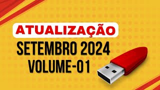 Atualização de Setembro 2024 Vol01 Atualize o Pen Drive grátis sem vinhetas [upl. by Eladroc155]