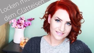 Locken und Volumen mit dem Glätteisen BobStyling sponsored [upl. by Petite]