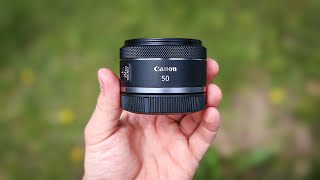 Canon 50mm 18 RF Review  The Best Lens For Beginners [upl. by Britte]