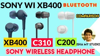 Sony WI  XB400  C310  C200  Sony Earphone SonyBluetooth headphone [upl. by Joellen333]