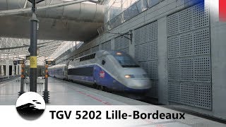 4K TGV 5202 á Aeroport Charles de Gaulle 2 TGV [upl. by Nessy233]